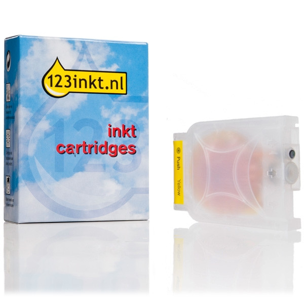 123inkt huismerk vervangt Brother LC-700Y inktcartridge geel LC700YC 029021 - 1