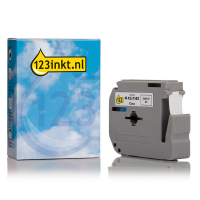 123inkt huismerk vervangt Brother M-K231SBZ starter niet-gelamineerde tape zwart op wit 12 mm M-K231SBZC 080587