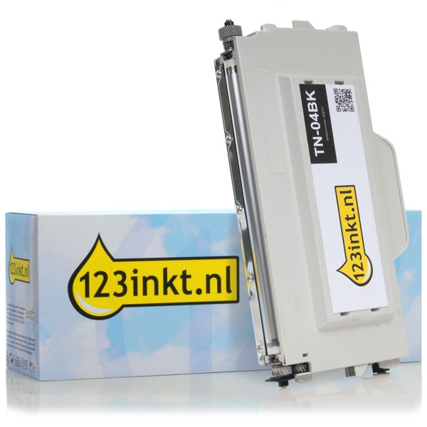 123inkt huismerk vervangt Brother TN-04BK toner zwart TN04BKC 029751 - 1