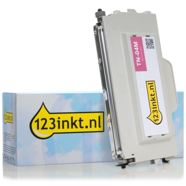 123inkt huismerk vervangt Brother TN-04M toner magenta TN04MC 029781 - 1