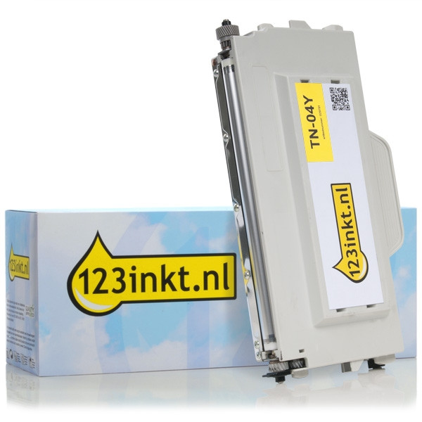 123inkt huismerk vervangt Brother TN-04Y toner geel TN04YC 029791 - 1