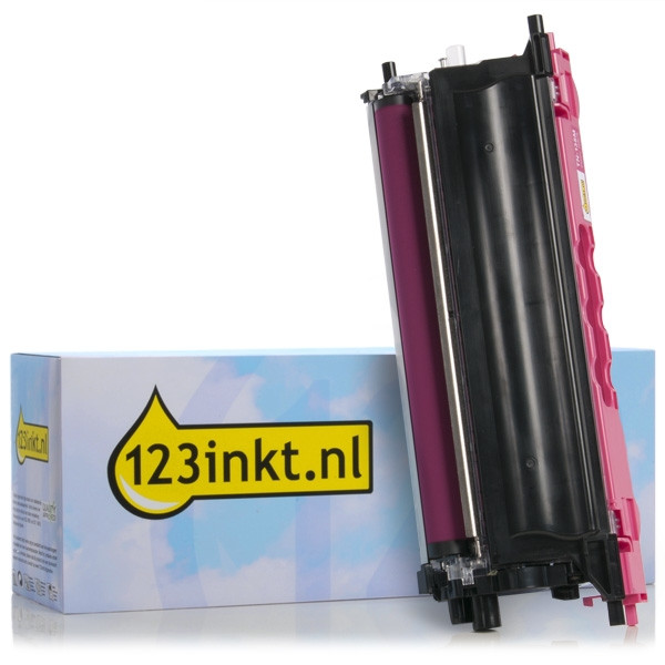 123inkt huismerk vervangt Brother TN-130M/TN-135M toner magenta hoge capaciteit TN130MC TN135MC 029276 - 1