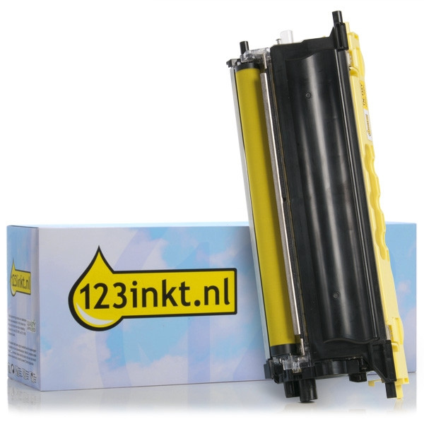 123inkt huismerk vervangt Brother TN-130Y/TN-135Y toner geel hoge capaciteit TN130YC TN135YC 029281 - 1