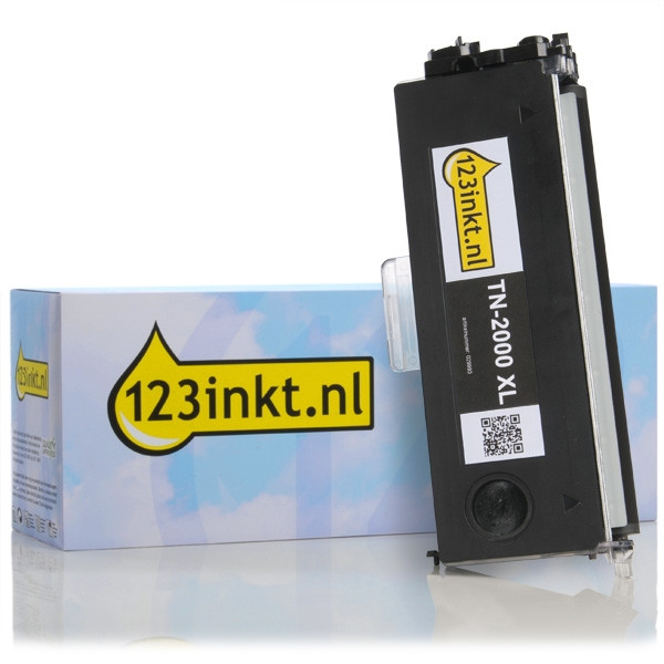 123inkt huismerk vervangt Brother TN-2000 XL toner zwart hoge capaciteit TN2000C 029993 - 1