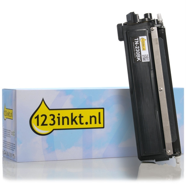 123inkt huismerk vervangt Brother TN-230BK toner zwart TN230BKC 029219 - 1