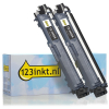 123inkt huismerk vervangt Brother TN-242BK toner zwart dubbelpak 010075 - 1