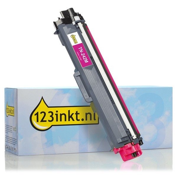 123inkt huismerk vervangt Brother TN-242M toner magenta TN242MC 051065 - 1