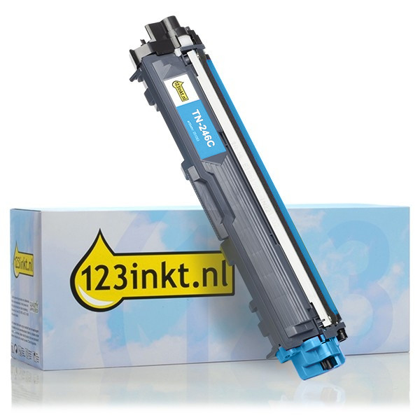 123inkt huismerk vervangt Brother TN-246C toner cyaan hoge capaciteit TN246CC 051069 - 1