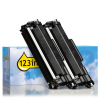 123inkt huismerk vervangt Brother TN-2510XXL toner zwart hoge capaciteit dubbelpak