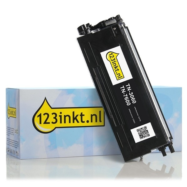 123inkt huismerk vervangt Brother TN-3030 toner zwart TN3030C 029721 - 1