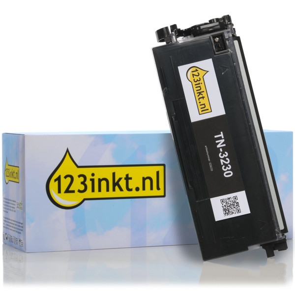 123inkt huismerk vervangt Brother TN-3230 toner zwart TN3230C 029233 - 1