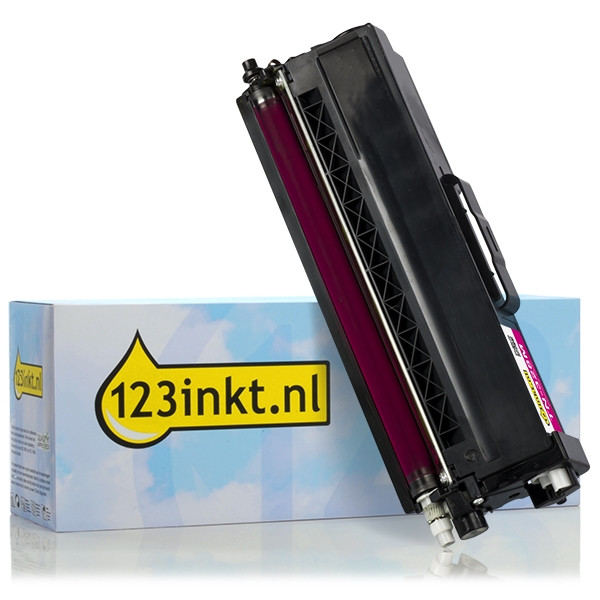 123inkt huismerk vervangt Brother TN-328M toner magenta extra hoge capaciteit TN328MC 029207 - 1