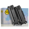 123inkt huismerk vervangt Brother TN-329BK toner zwart dubbelpak 132183 - 1