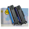123inkt huismerk vervangt Brother TN-329C toner cyaan dubbelpak 132184 - 1