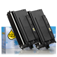 123inkt huismerk vervangt Brother TN-3600XXL toner zwart hoge capaciteit dubbelpak 183158