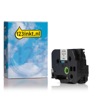 123inkt huismerk vervangt Brother TZe-SE5 veiligheidstape zwart op wit 24 mm