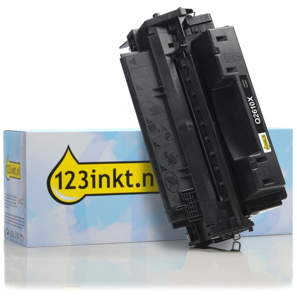 123inkt huismerk vervangt HP 10A XL (Q2610A XL) toner zwart hoge capaciteit Q2610AC 033066 - 1