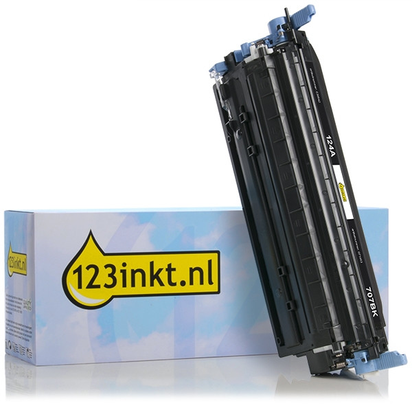 123inkt huismerk vervangt HP 124A (Q6000A) toner zwart Q6000AC 039542 - 1