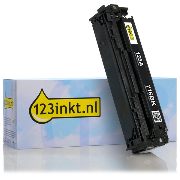 123inkt huismerk vervangt HP 125A (CB540A) toner zwart 039805 - 1