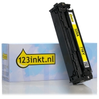 123inkt huismerk vervangt HP 125A (CB542A) toner geel 039809