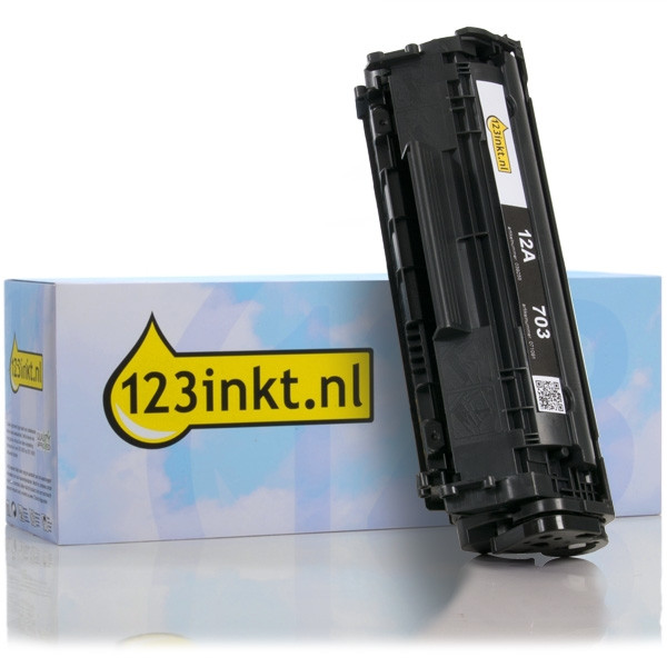 123inkt huismerk vervangt HP 12A (Q2612A) toner zwart Q2612AC 039255 - 1