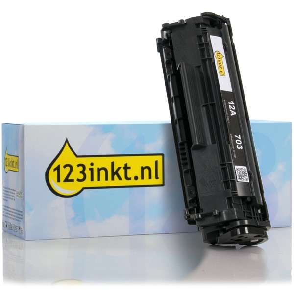 123inkt huismerk vervangt HP 12A (Q2612A) toner zwart hoge capaciteit Q2612AC 055139 - 1