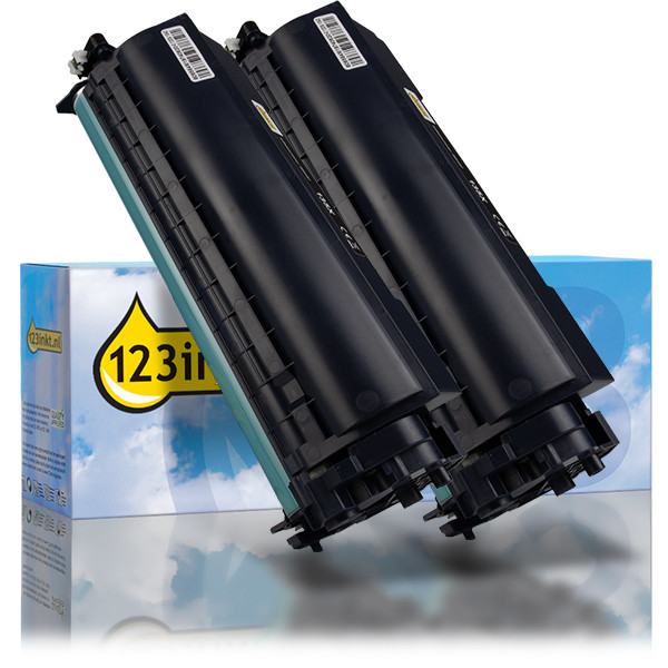 123inkt huismerk vervangt HP 135X (W1350X) toner zwart hoge capaciteit dubbelpak 055489 - 1