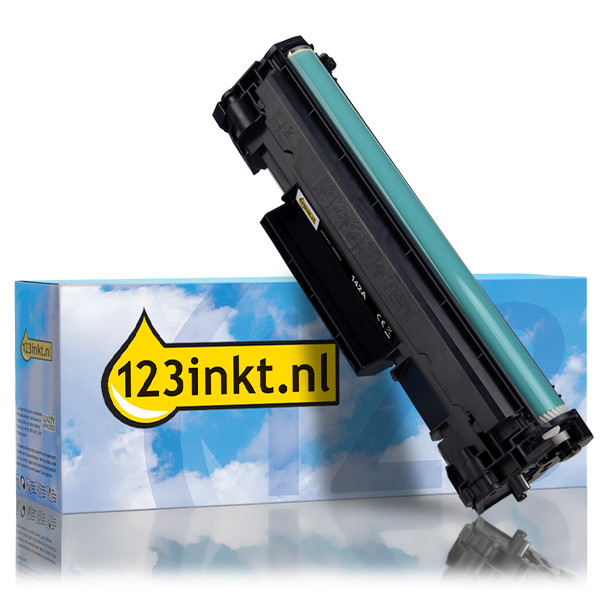 123inkt huismerk vervangt HP 142A (W1420A) toner zwart W1420AC 055503 - 1