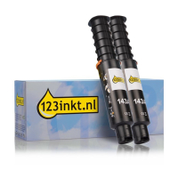 123inkt huismerk vervangt HP 143A (W1143AD) toner zwart dubbelpak 093243