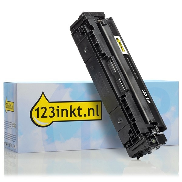 123inkt huismerk vervangt HP 203A (CF540A) toner zwart CF540AC 055209 - 1