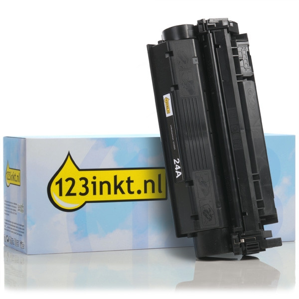 123inkt huismerk vervangt HP 24A (Q2624A) toner zwart Q2624AC 033095 - 1