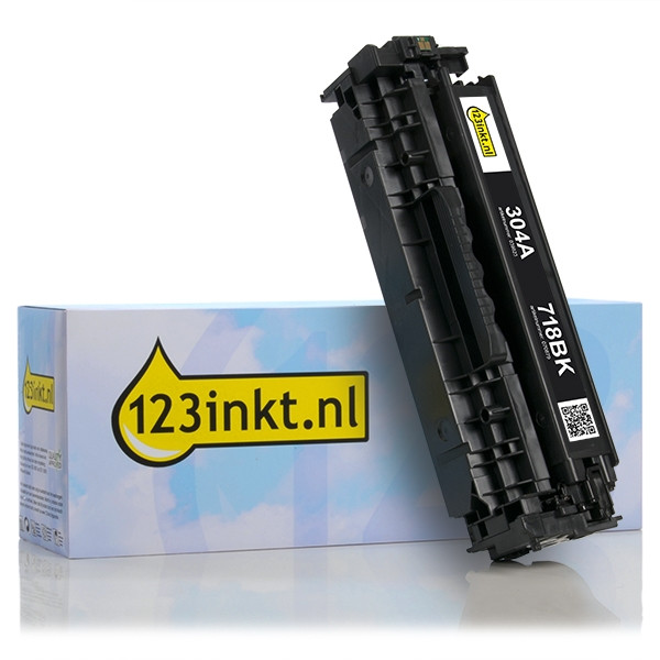 123inkt huismerk vervangt HP 304A (CC530A) toner zwart CC530AC 039823 - 1