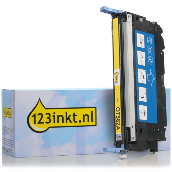 123inkt huismerk vervangt HP 314A (Q7562A) toner geel Q7562AC 039571 - 1