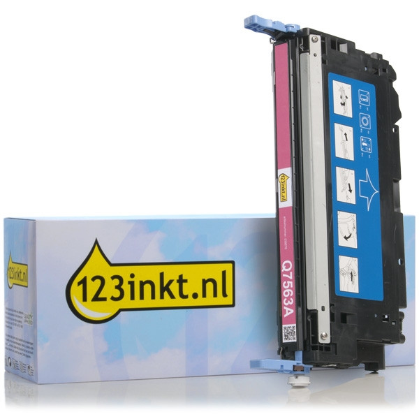 123inkt huismerk vervangt HP 314A (Q7563A) toner magenta Q7563AC 039576 - 1