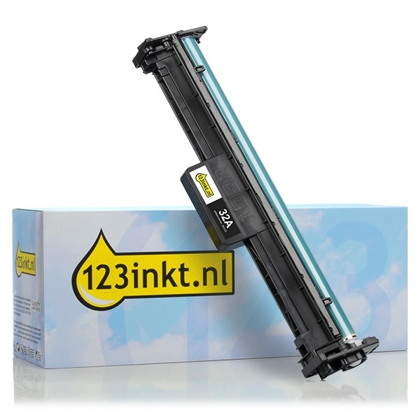 123inkt huismerk vervangt HP 32A (CF232A) drum CF232AC 055125 - 1