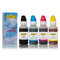 123inkt huismerk vervangt HP 32XL / HP 31 multipack zwart/cyaan/magenta/geel