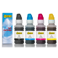 123inkt huismerk vervangt HP 32XL / HP 31 multipack zwart/cyaan/magenta/geel