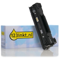 123inkt huismerk vervangt HP 35A (CB435A) toner zwart 039781
