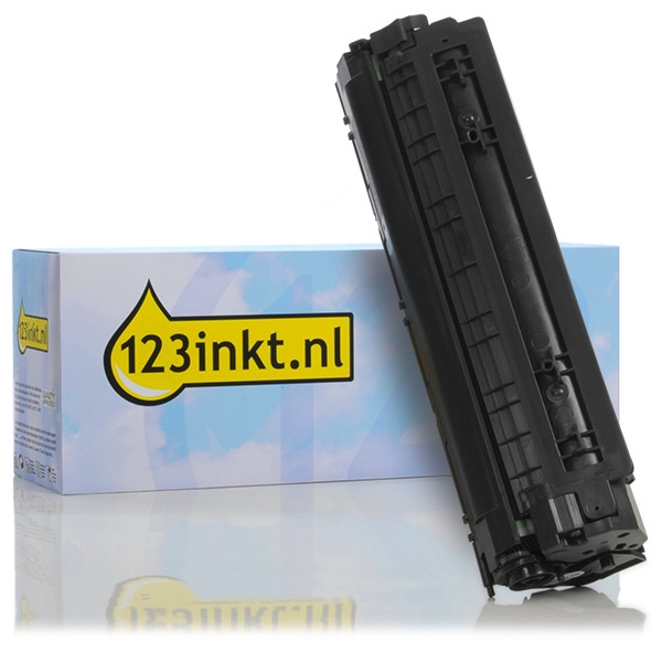 123inkt huismerk vervangt HP 35A (CB435A) toner zwart hoge capaciteit CB435AC 055136 - 1