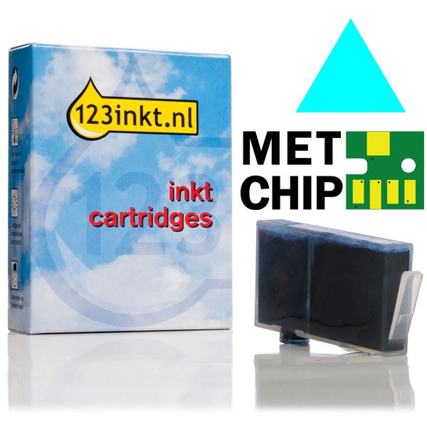 123inkt huismerk vervangt HP 364XL (CB323EE) inktcartridge cyaan hoge capaciteit CB323EEC 044176 - 1