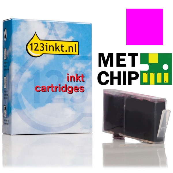 123inkt huismerk vervangt HP 364XL (CB324EE) inktcartridge magenta hoge capaciteit CB324EEC 044178 - 