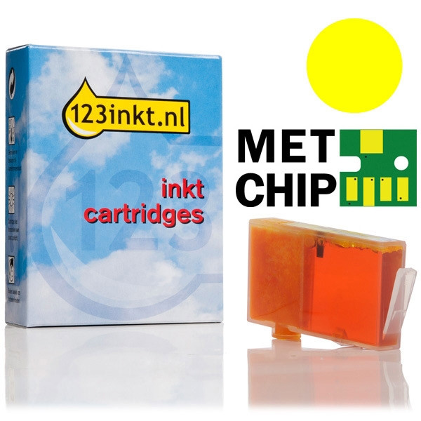 123inkt huismerk vervangt HP 364XL (CB325EE) inktcartridge geel hoge capaciteit CB325EEC 044180 - 1