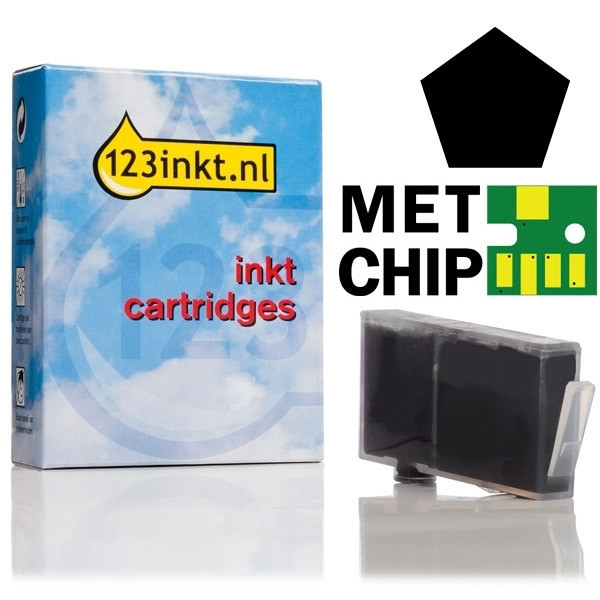 123inkt huismerk vervangt HP 364 (CB316EE) inktcartridge zwart CB316EEC 044184 - 1