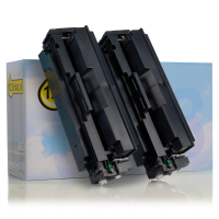 123inkt huismerk vervangt HP 410X (CF410XD) toner zwart hoge capaciteit dubbelpak CF410XDC 132179