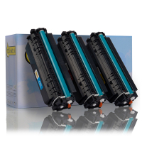 123inkt huismerk vervangt HP 410 (CF252XM) multipack cyaan/magenta/geel CF252XMC 132113