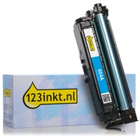 123inkt huismerk vervangt HP 504A (CE251A) toner cyaan