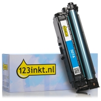 123inkt huismerk vervangt HP 507A (CE401A) toner cyaan