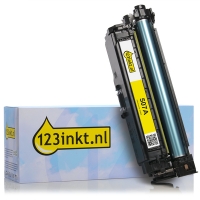 123inkt huismerk vervangt HP 507A (CE402A) toner geel CE402AC 054045