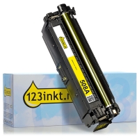 123inkt huismerk vervangt HP 508A (CF362A) toner geel CF362AC 054847