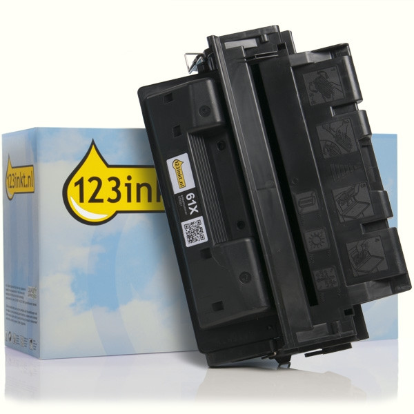 123inkt huismerk vervangt HP 61X (C8061X) toner zwart hoge capaciteit C8061XC 033021 - 1